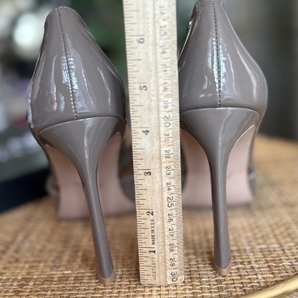 Elegant Tan / olive laser cut Women's Heels - Picture 14 of 14